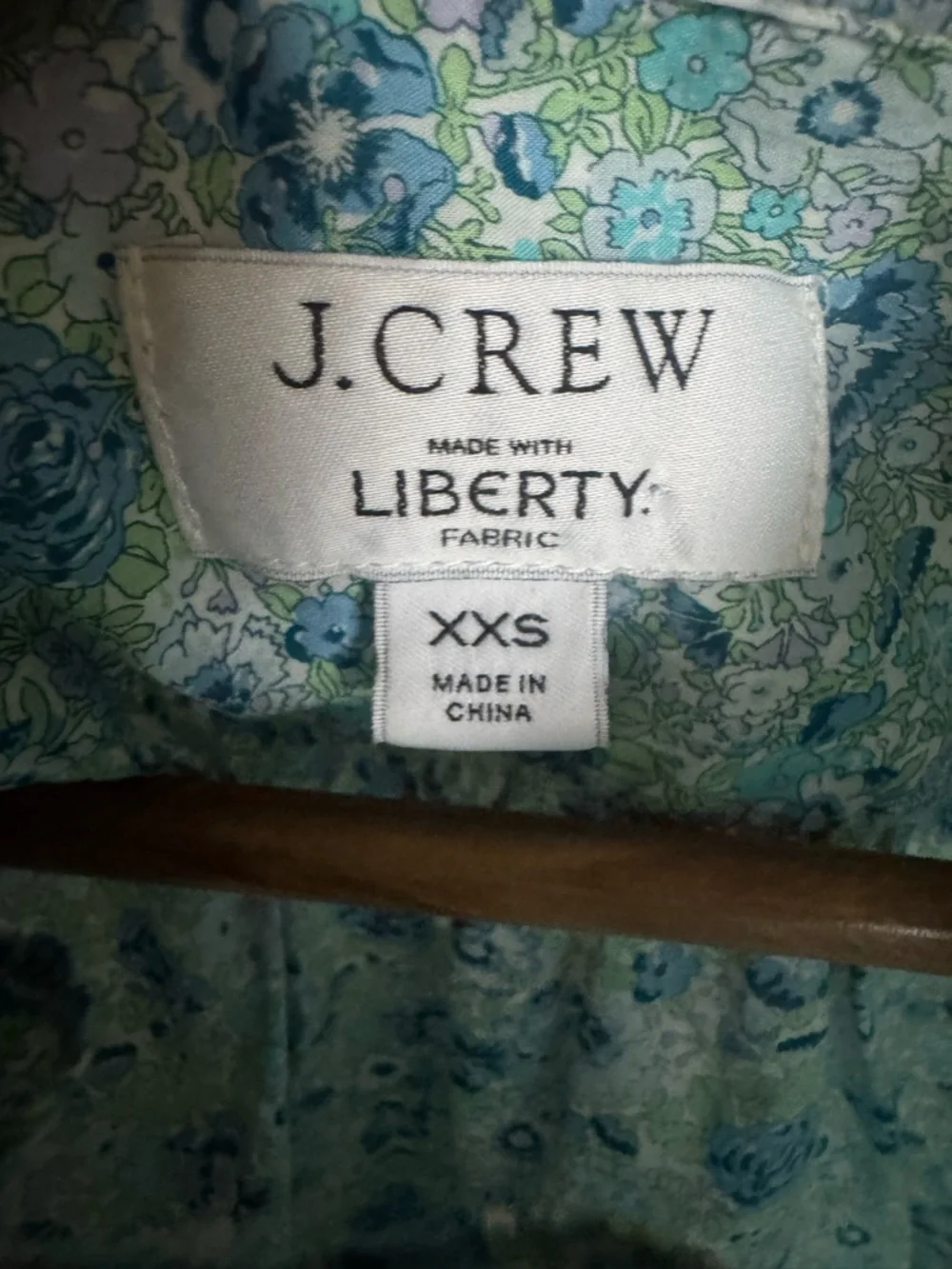 J.‎ Crew x Liberty London Puff-sleeve Amelie Floral Blouse Top